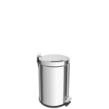 Imagem de Lixeira Inox Com Tramontina Brasil 5 Com Acabamento Polido E
