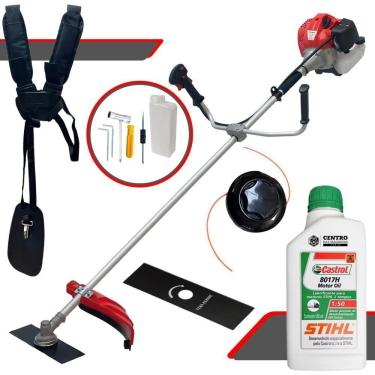 Imagem de Máquina De Cortar Grama CG430P TB Anmax 43CC + Óleo Stihl 2T