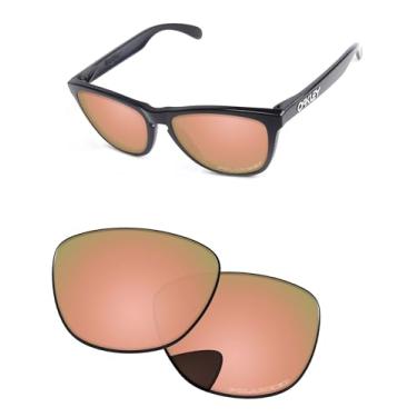Imagem de PapaViva Lentes de substituição para óculos de sol Oakley Frogskin OO9013 55 mm, Ouro rosa, Frogskin