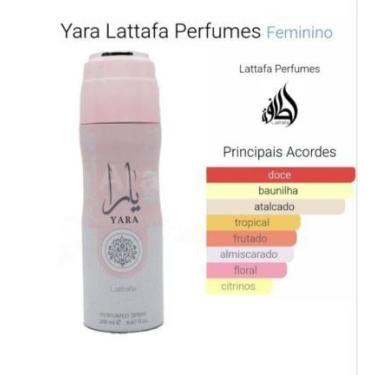 Imagem de Perfume Spray Árabe Feminino e Masculino Original 200ml Yara, Asad, Fa