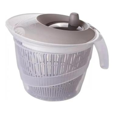 Imagem de 2X Secador De Salada E Verduras Manual Centrífuga Com Cesto