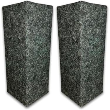 Imagem de 2 Arranhador Canto De Sofá Parede Para Gatos Carpete Cinza Protetor Cat