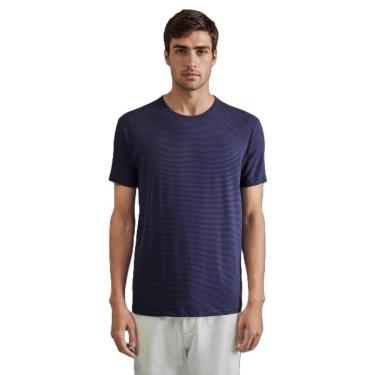 Imagem de Camiseta Slim Listra Modal Reserva-Masculino