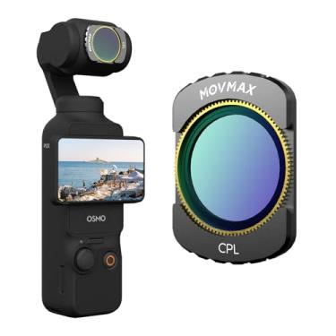 Imagem de MOVMAX Filtro CPL magnético compatível com combo DJI Osmo Pocket 3 Creator, filtros multirevestimento para acessórios de câmera de ação