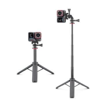 Imagem de MAXCAM O bastão de selfie se aplica ao Granite Insta 360 AcePro2/1, o bastão de extensão 51CIM é um tripé de mesa portátil telescópico e leve