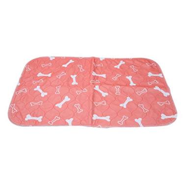 Imagem de Almofadas de xixi para animais de estimação, lavável para treinamento de animais de estimação e almofada para filhotes à prova d'água e absorvente, bandeja para suporte de colchão para urina e incontinência (40 × 60 cm)