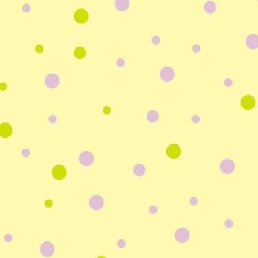 Imagem de Papel De Parede Fundo Amarelo Circulos Rosa E Verde Adesivo - LRP