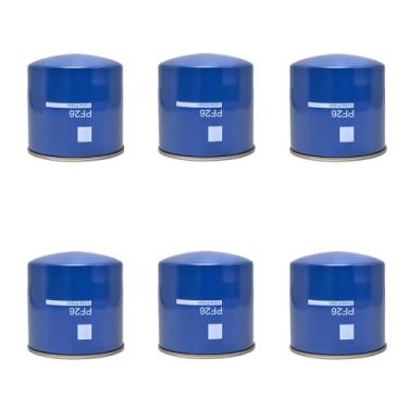 Imagem de Pacote com 6 filtros de óleo de alta capacidade PF26 para Chevrolet Silverado 2500HD/3500HD 2020-2024 e GMC Sierra 2500HD/3500HD com motor diesel Duramax de 6,6 L