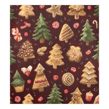 Imagem de Blueangle Biscoitos de gengibre, capa magnética para lava-louças, decoração da capa frontal da máquina de lavar louça, adesivos de eletrodomésticos, adesivos de eletrodomésticos, 58 cm C x 66 cm