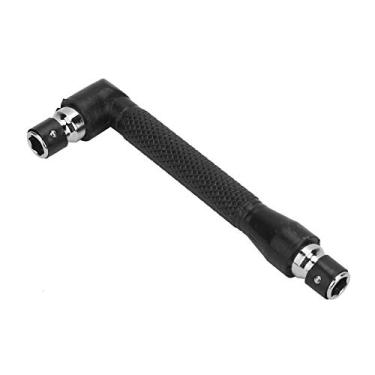Imagem de Chave de soquete tipo L, cabeça dupla 1/4 mini cabeça dupla, chave de fenda de aço galvanizado, ferramenta com cabo ergonômico para instalação e remoção de parafusos