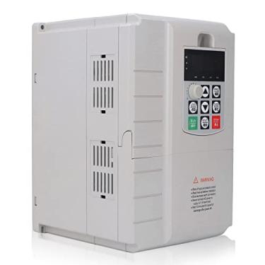 Imagem de Fafeicy Frequência Variável VFD de 7,5KW. Conversor Monofásico 220V Entrada 3 Fase 380V Regulador de Controle de Velocidade de Saída para Inversor de Motor, Controlador para Uso Em Ventiladores,
