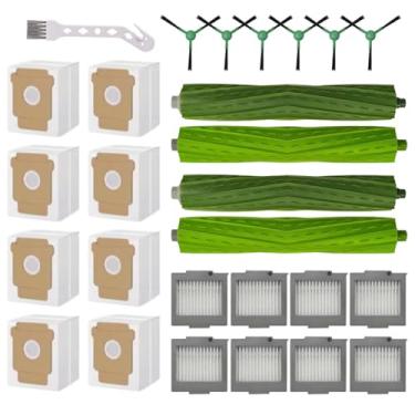 Imagem de Eagles Pacote com 27 peças de reposição acessórios compatíveis com iRobot Roomba Max 705 Vac/Plus 504 Vac Robot Vac, 4 escovas de borracha, 8 filtros HEPA, 8 sacos de pó, 6 escovas laterais, 1 escova