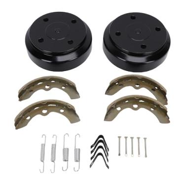 Imagem de Zerodis Sapatas de Freio do Carrinho Kit de Mola Acessórios para Carrinho de Golfe Tambor Com Almofadas Compatíveis Com Club Car Ds e Modelos Anteriores Kit de Mola de Sapatas de Freio do de