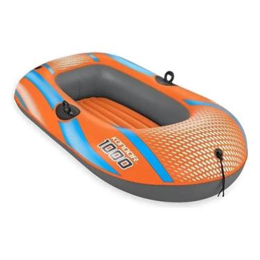 Imagem de Bote Infantil Inflável Kondor 1000 Reparo 155cmx97cm - Bestway