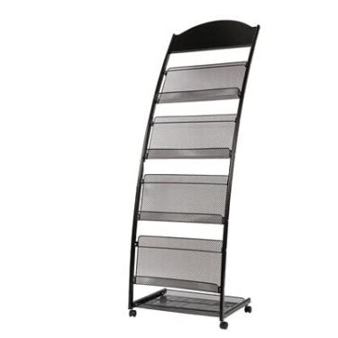 Imagem de LMJYU Suporte de revistas rack de jornais rack de informações folheto rack de exibição de página única rack de jornal suporte de revista rack de armazenamento de livros rack organizador de revistas