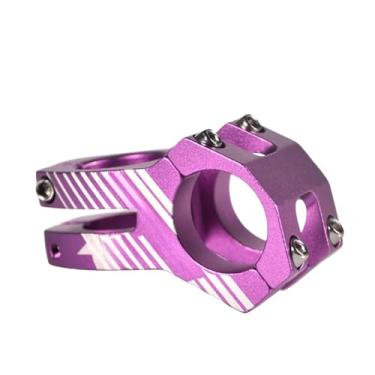 Imagem de Mesa de guidão curta MTB 31,8x45mm em liga de alumínio para bicicletas de corrida, downhill e estrada.(45mm Purple)