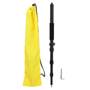 Imagem de FTVOGUE Haste Telescópica de GPS Rover, Pólo Giratório da Pesquisa do Fechamento da Liga de Alumínio Com Nível de Bolha Incorporado para o Pólo de Levantamento da Terra RTK GPS