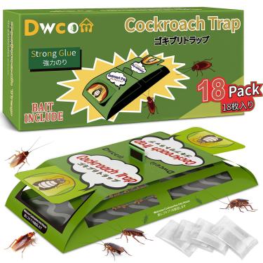 Imagem de Stingmon 2024 Pacote com 18 armadilhas para baratas internas, armadilhas adesivas para baratas dentro de casa, armadilhas de baratas com cola pegajosa, armadilha de barata para baratas, formigas,