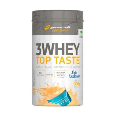 Imagem de 3 Whey Top Taste 900g - Body Action, Chocolate