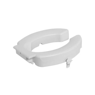 Imagem de Assento Sanitário Elevado Astra TAE7T sem Tampa com Trava 7,5cm Anatômico