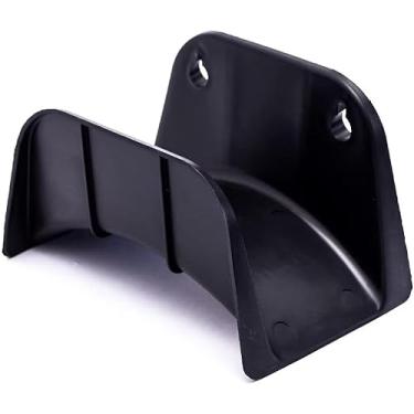 Imagem de Suporte para Mangueira de Parede, Organizador de Jardim e Garagem, Preto, 12x19x13 cm, Inclui Parafusos e Buchas