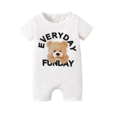 Imagem de Conjunto De Macacão E Chapéu Para Bebê Menino Recém-Nascido, Estilo Pa