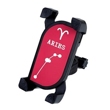 Imagem de Suporte Universal para Celular de Bicicleta com Rotação 360 Graus Apoio Ajustável Guidão Clip Padrões Constelação Grip Seguro Smartphone Telefone Móvel