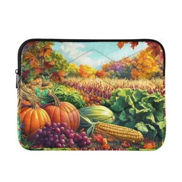 Imagem de Capas para laptop Harvest Festival Field Yellow à prova de choque capa protetora para notebook tablet pasta bolsa de transporte, 15-15,6 polegadas