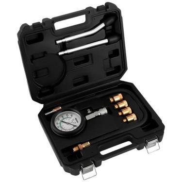 Imagem de Medidor De Compressão Para Motor, Com Adaptadores 0-300 Psi Vonder Preto