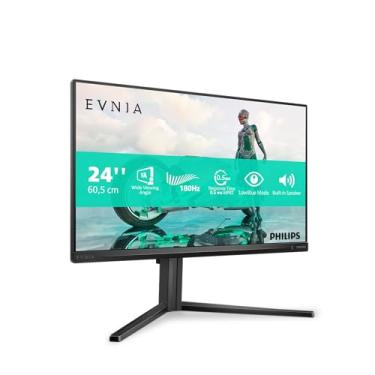 Imagem de PHILIPS Evnia 24M2N3200A - Monitor de jogos FHD de 24 polegadas, 180Hz, 1ms, IPS, HDR10, FreeSync Premium, compatível com Gsync, alto-falantes, ajuste de altura (1920 x 1080, 300 cd/m², HDMI 2.0 / DP