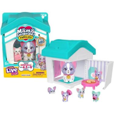 Imagem de Little Live Pets Mama Surprise Família Husky Casinha - Fun - Mattel