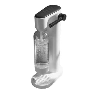 Imagem de Máquina de Água com Gás e Carbonatada, em Aço Inoxidável com Garrafa Reutilizável PET Livre de BPA, Volume 1L/34 fl oz