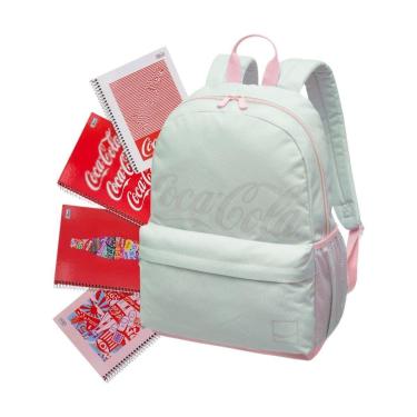 Imagem de Mochila Coca Cola Soft + Caderno Sortido-Unissex