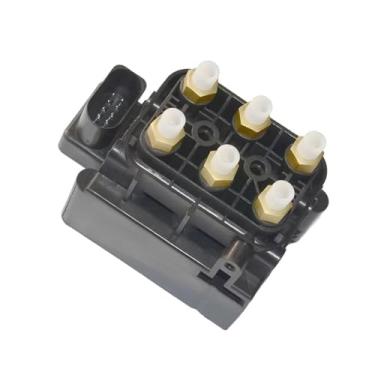 Imagem de Bloco de válvula solenoide de compressor de suspensão a ar 7P0698014 duradouro compatível com Q7 Porsche Cayenne VW Touareg 7L0 698 014
