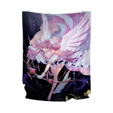 Imagem de Tapeçaria Boêmia Mandala Puella Magi Madoka Magica Decoração De Parede