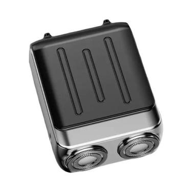 Imagem de Aparelho De Barbear Elétrico Portátil Masculino Com Duas Lâminas, Mini