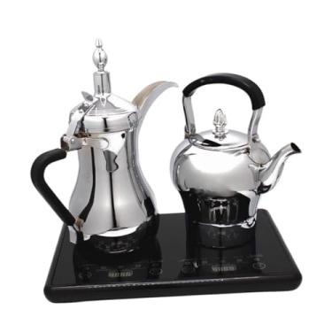 Imagem de Ｂｅｓｇａ Chaleiras elétricas árabes para café coado, fáceis de limpar, com desligamento automático, ideais para camping, escritório, casa e restaurantes.