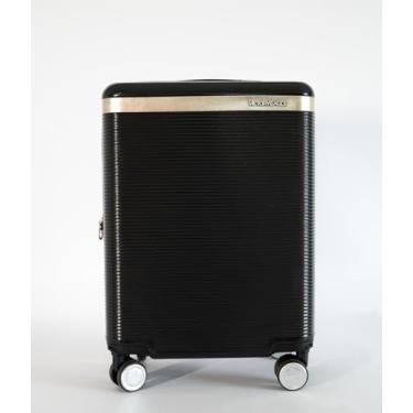 Imagem de Mala de Bordo Rígida ABS com Rodas 360 Graus, Cadeado TSA Integrado, Alça Retrátil em Alumínio, 10Kg, 55x35x23cm (Preto)