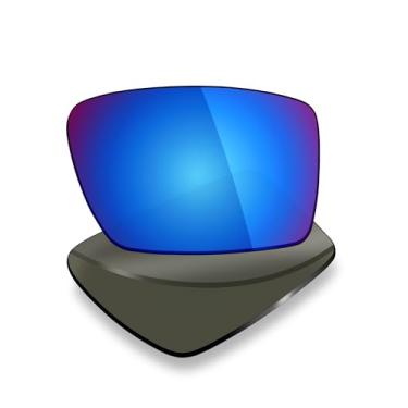 Imagem de Mryok Lentes de reposição UV400 para óculos de sol Costa Del Mar Peninsula, HD Polarized, proteção UV, resistente a impactos e ajuste perfeito - Azul gelo