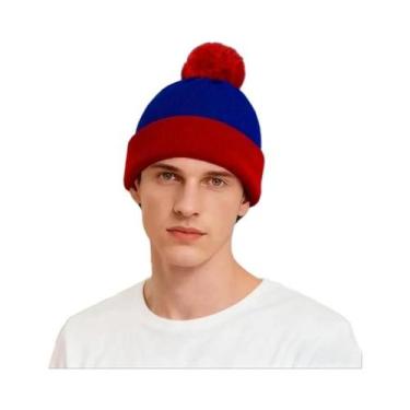 Imagem de Conjunto De Gorro De Tricô Quente De Inverno E Luvas Para Homens E Mul