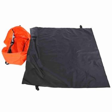 Imagem de Generic Bolsa de Corda de Escalada Com Alça de Ombro Dobrável para Caminhadas Em Acampamento, Bolsa de Kit de Escalada Ao Ar Livre Atualizada para Material Burlier, para Longos Dias de Verão (Laranja)