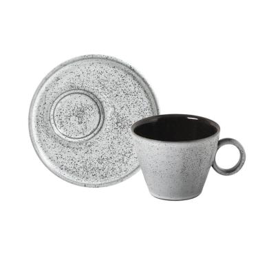 Imagem de Conjunto com 6 Xícaras de Chá Neo com Pires Neo Echo 210ml