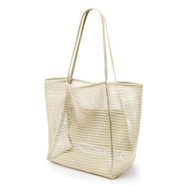 Imagem de Sacola de ombro KALIDI Beach Mesh 23L para mulheres