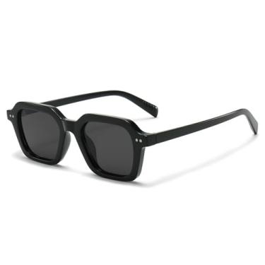 Imagem de Óculos de Sol UV400 - Lentes Degradê com Rebites em Cores Jelly para Homens e Mulheres, Ideais para Esportes ao Ar Livre, Corrida e Ciclismo, Preto
