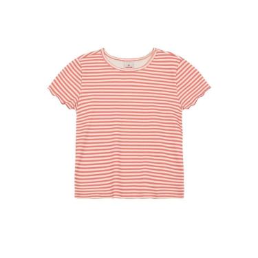 Imagem de Blusa infantil menina em ribana listrada Brandili