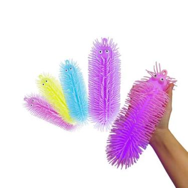 Imagem de Lagarta Fun Anti-Ansiedade: Brinquedo de Apertar - Art Brink, Roxo