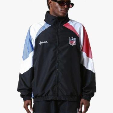 Imagem de Jaqueta Corta Vento Treinador Approve x NFL II Preta-Masculino