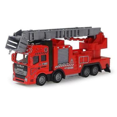 Imagem de Caminhão de bombeiros de liga leve para crianças, com luz e - Gloome S