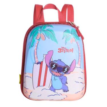 Imagem de Lancheira Stitch Praia Maxtoy Diplomata (kit) Azul