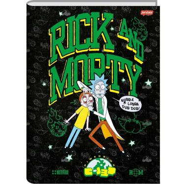 Imagem de Caderno Brochura Universitário Capa Dura 80f Rick And Morty Jandaia Estampa 4